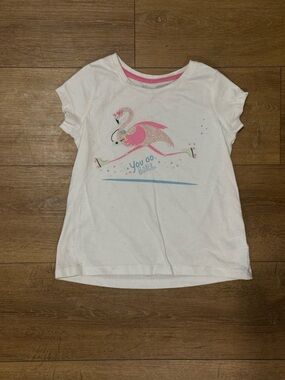 ⭐ 5/$20⭐️ Crown & Ivy 4 Flamingo Skater Play Tee